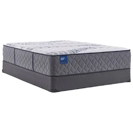 Queen 14 1/2" Plush Encased Coil Mattress and 9" High Profile Foundation